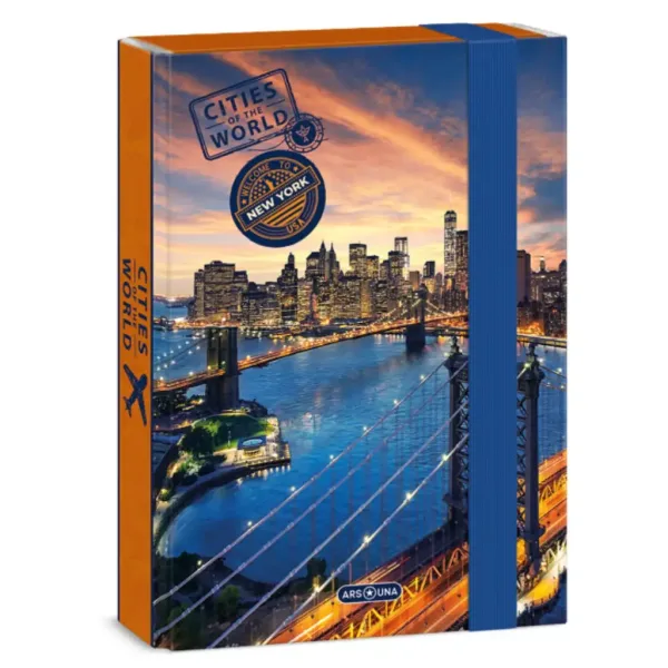 Ars Una: Cities - New York scatola per quaderni formato A5 con dorso di 4 cm di spessore immagine 1