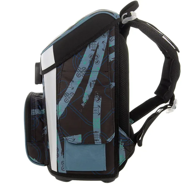 Ars Una: Drone Pro zaino scolastico compatto ed ergonomico con chiusura magnetica, 33x41x24 cm immagine 4