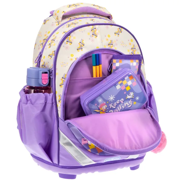 Ars Una: Keep Rolling zaino scolastico anatomico 33 x 42 x 21 cm immagine 7