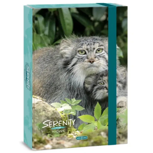 Ars Una: Serenity Manul scatola portadocumenti formato A4 con dorso di 4 cm di spessore immagine 1