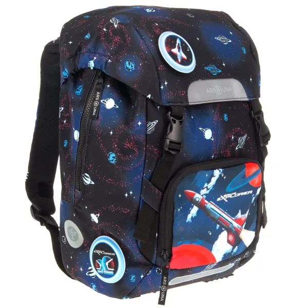 Ars Una: Space Explorer Easy-Pack - zaino scolastico 27x38x18 cm immagine 2