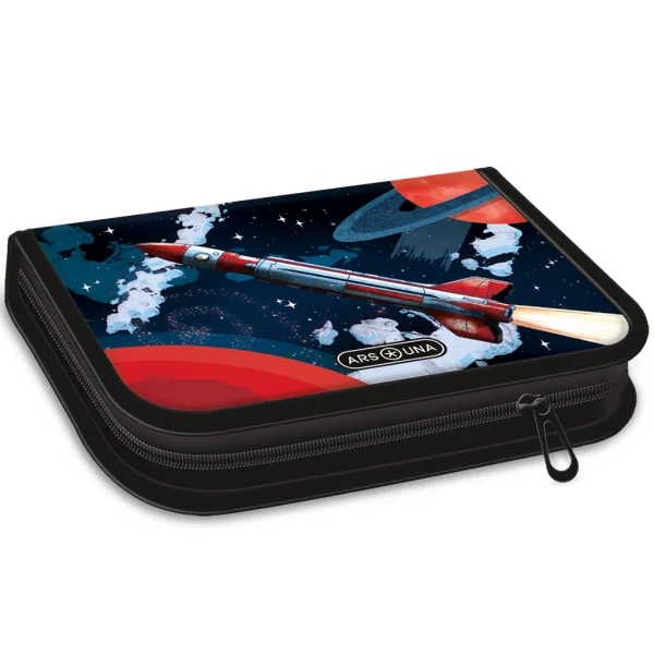 Ars Una: Space Explorer astuccio portapenne pieghevole fornito 12,8x19,3x3,6 cm immagine 1