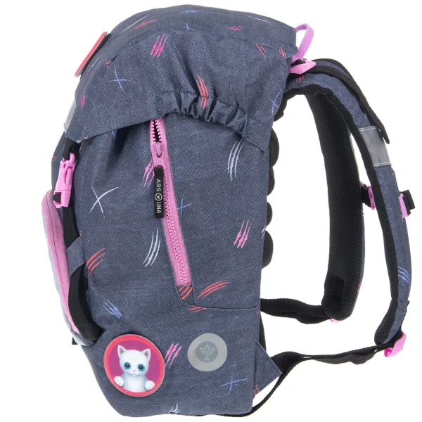 Ars Una: Think Pink easy-pack borsa scolastica, zaino 27x38x18 cm immagine 4