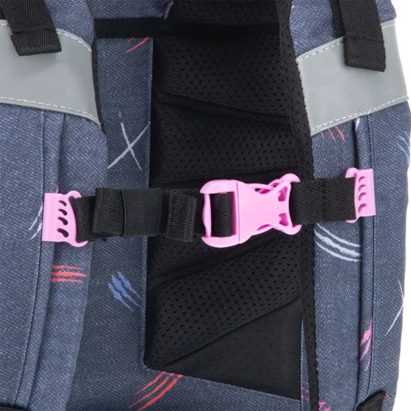 Ars Una: Think Pink easy-pack borsa scolastica, zaino 27x38x18 cm immagine 6