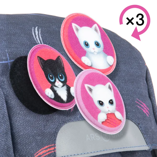 Ars Una: Think Pink easy-pack borsa scolastica, zaino 27x38x18 cm immagine 7