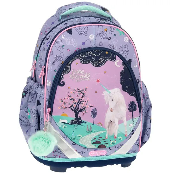 Ars Una: Zaino anatomico scolastico Cute Animals Unicorn, 33x43x22 cm immagine 1