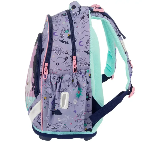 Ars Una: Zaino anatomico scolastico Cute Animals Unicorn, 33x43x22 cm immagine 4