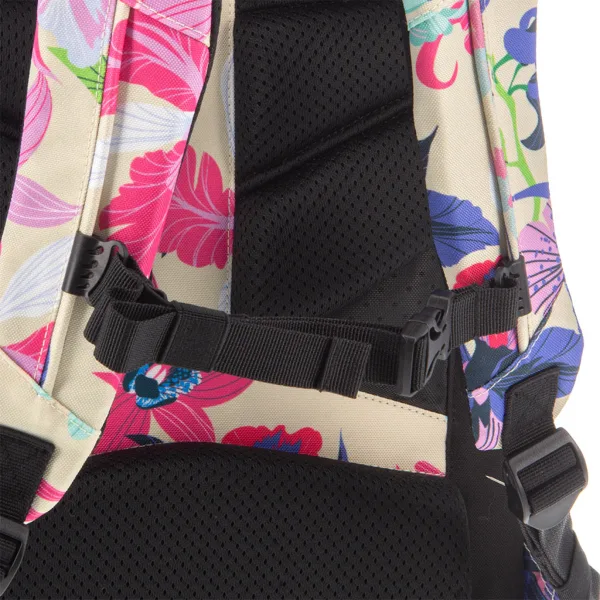 Ars Una: Zaino ergonomico con fiori Beach Flowers, 33x45x24 cm immagine 4