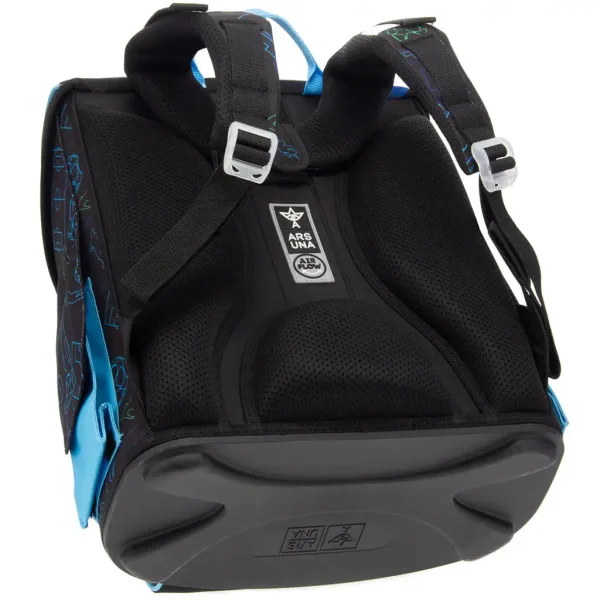 Ars Una: Zaino scolastico Champs compatto ed ergonomico con chiusura magnetica, 33x41x24 cm immagine 5