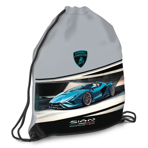 Ars Una: Zaino sportivo Lamborghini, borsa sportiva 32x42cm immagine 1