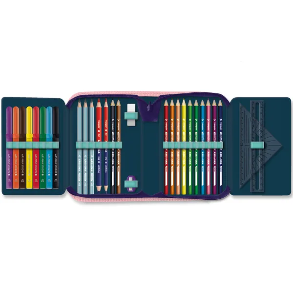 Ars Una: astuccio pieghevole completo Aurora Boreale 13x19x4 cm immagine 2