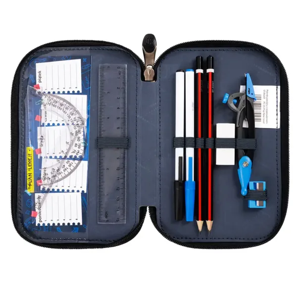 Astuccio a due piani St.Right Blue Gamer riempito immagine 3