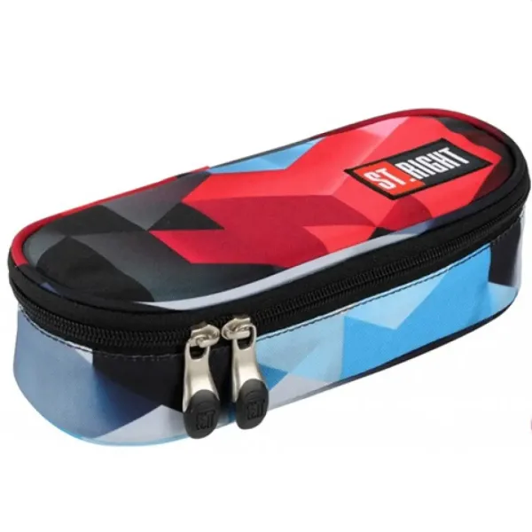 Astuccio ovale St.Right con motivo 3D colorato, 23 cm immagine 1
