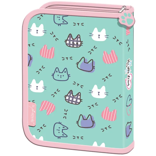 Astuccio pieghevole con gatti "My Little Friend" 20,5x13,5x3,5 cm immagine 2