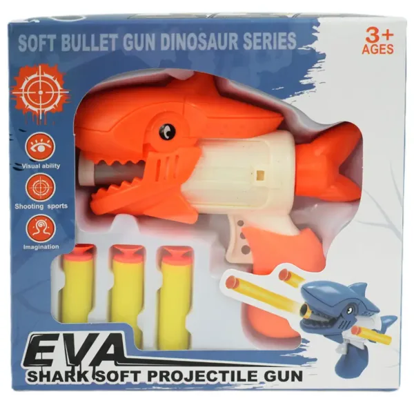 Attacco di squalo: Arma spara-spugne con proiettile da 13 cm immagine 4