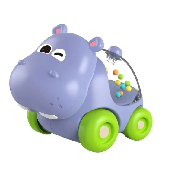 Auto con ippopotamo rotolante immagine 2