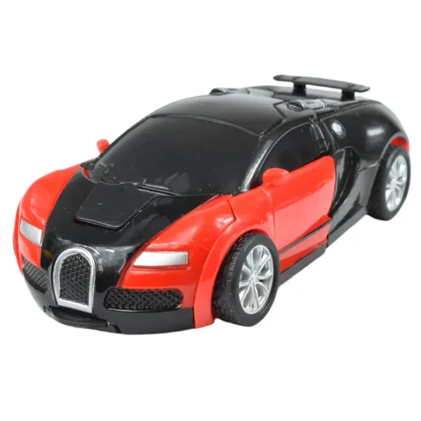 Auto da corsa: Auto sportiva a molla trasformabile in robot in diverse varianti 13cm immagine 8