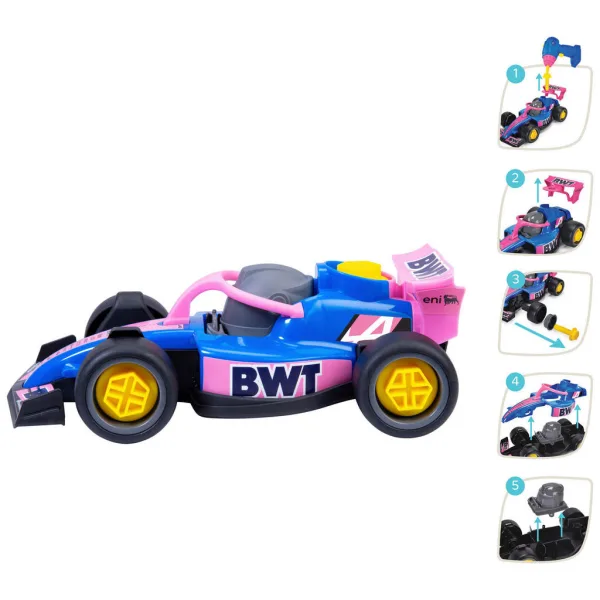 Auto da corsa BWT Alpine Formula 1 assemblabile ABC - Dicke Toys immagine 2