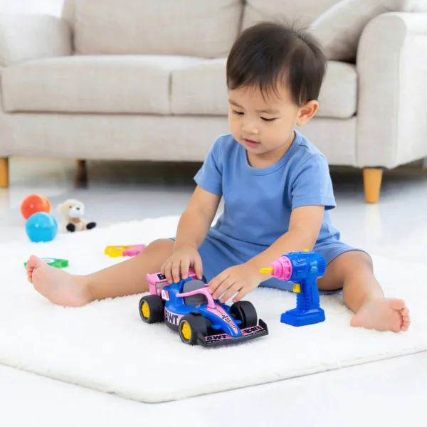 Auto da corsa BWT Alpine Formula 1 assemblabile ABC - Dicke Toys immagine 3