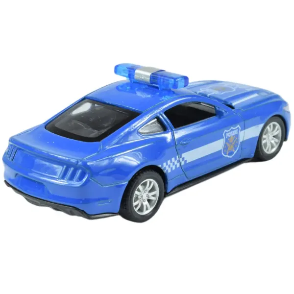 Auto della polizia: Auto della polizia in metallo a retrocarica in diverse varianti 11 cm 1 pezzo immagine 3