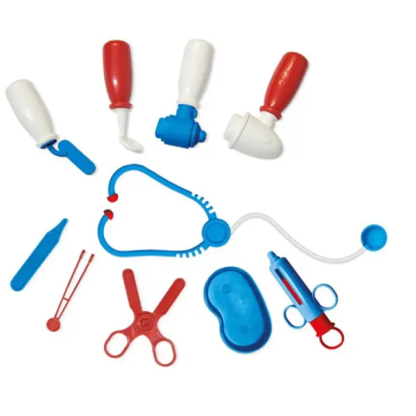 Auto medico rosso-blu con accessori immagine 2