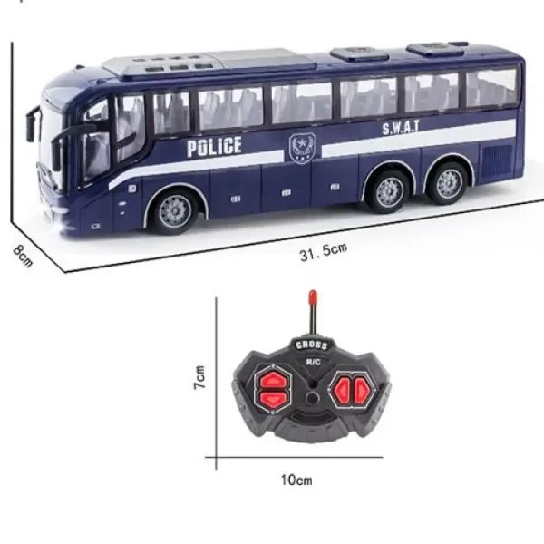Autobus della polizia telecomandato immagine 2