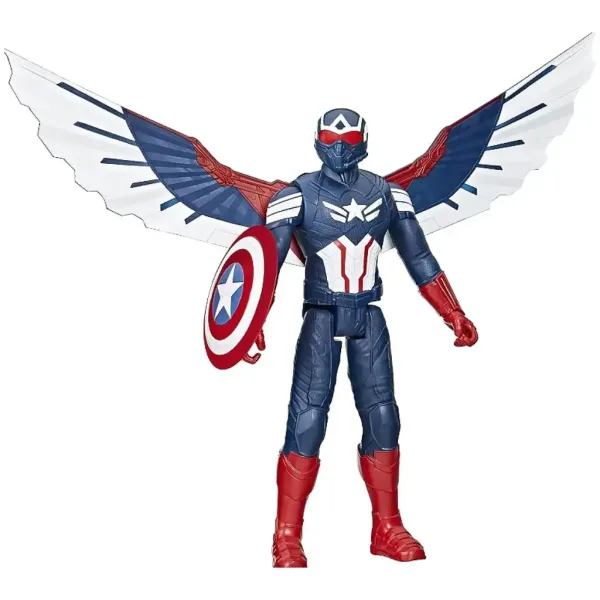 Avengers Titan Hero Maschera Capitan America Figura da 29 cm - Hasbro immagine 2