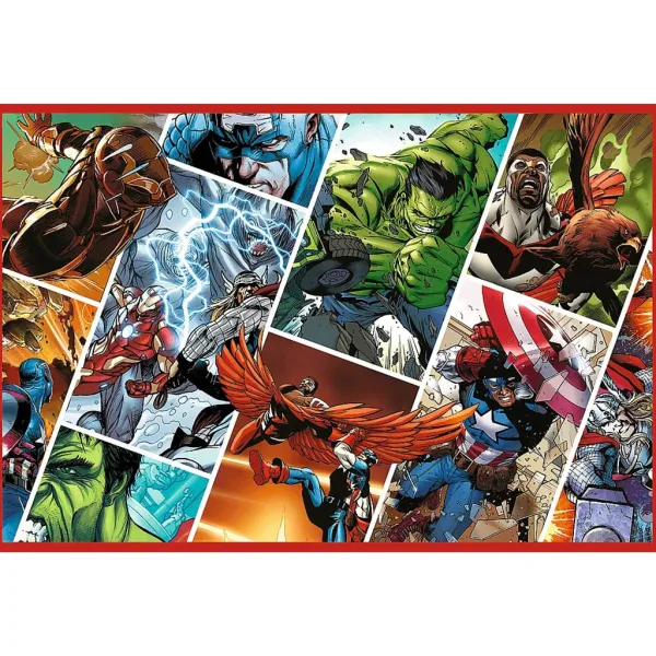 Avengers i difensori del mondo puzzle da 2x200 pezzi – Trefl immagine 2