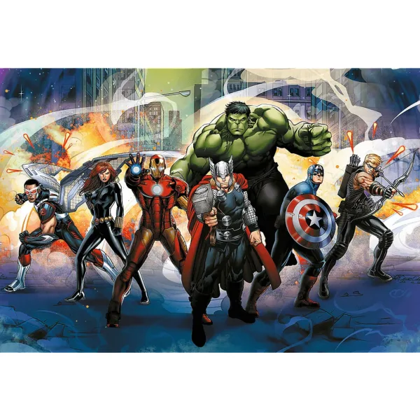Avengers la squadra puzzle da 160 pezzi - Trefl immagine 2