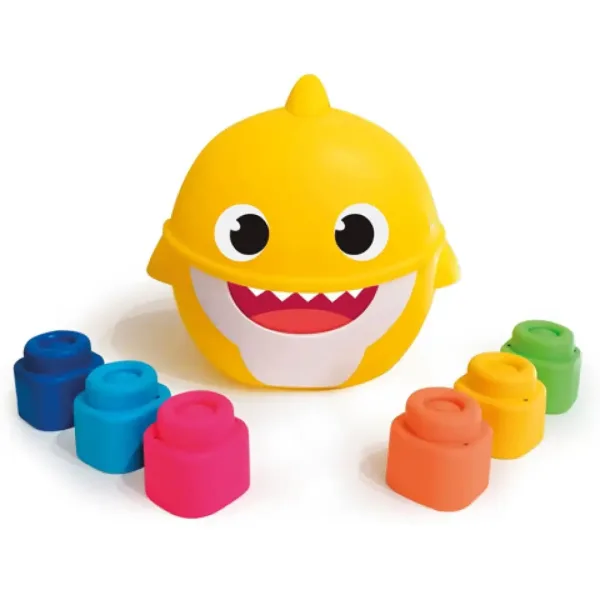 Baby Shark mattoncini in contenitore - Clementoni immagine 2