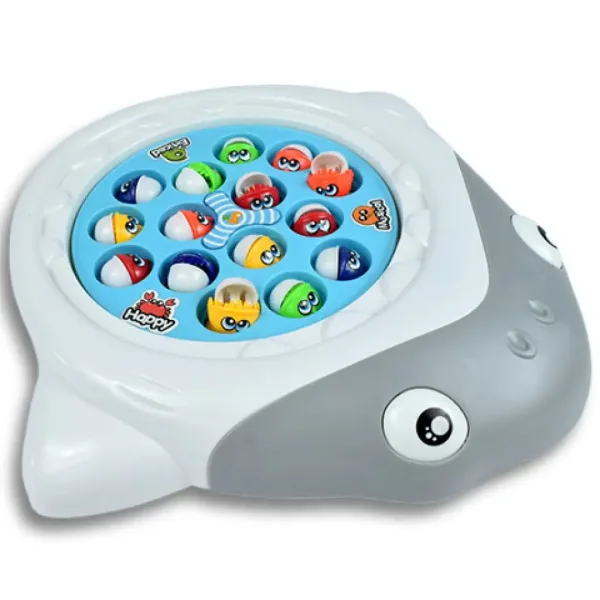 BabyFish: Gioco da pesca rotante elettrico con suono a forma di squalo immagine 3