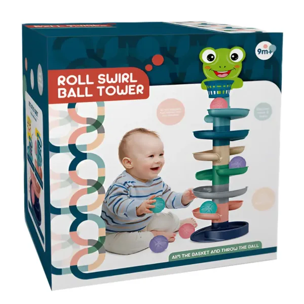 Ball Tower: Percorso di palline con animali divertenti in diverse varianti 73x22cm 1 pezzo immagine 3