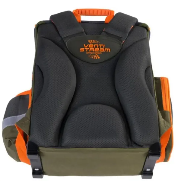 Bambino: Zaino scolastico ergonomico militare, zaino 36x27x14cm immagine 4