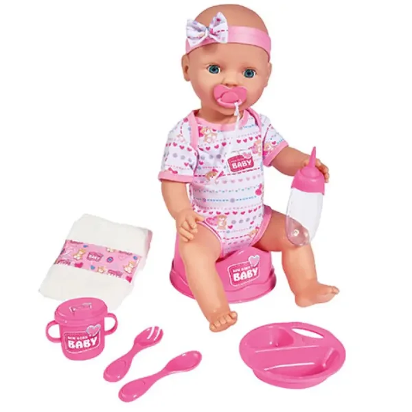 New Born Baby bambola che fa pipì con accessori 43 cm - Simba Toys immagine 2