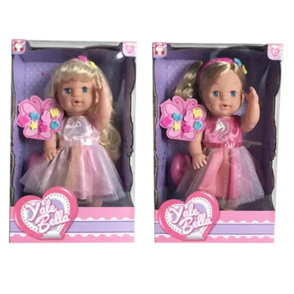 Bambola che fa pipì con capelli in abito da unicorno in due varianti, 30 cm immagine 1