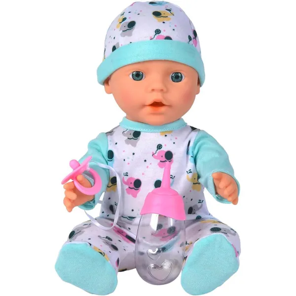 Bambola neonato con biberon con vestito da elefantino - Simba Toys immagine 2