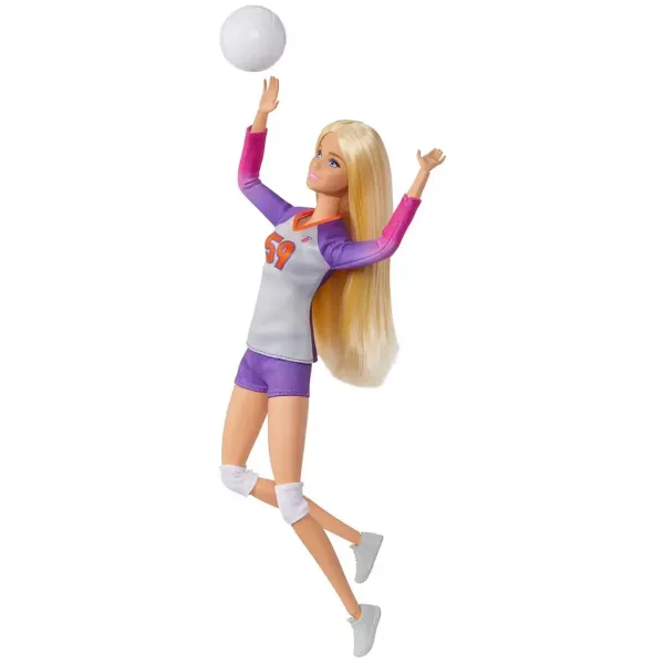 Bambole Barbie Sportive - Giocatrice di Pallavolo - Mattel immagine 3