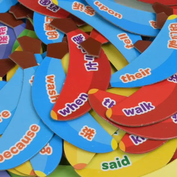 Banana Pairing: Gioco per sviluppare il vocabolario inglese con banane a strappo immagine 3