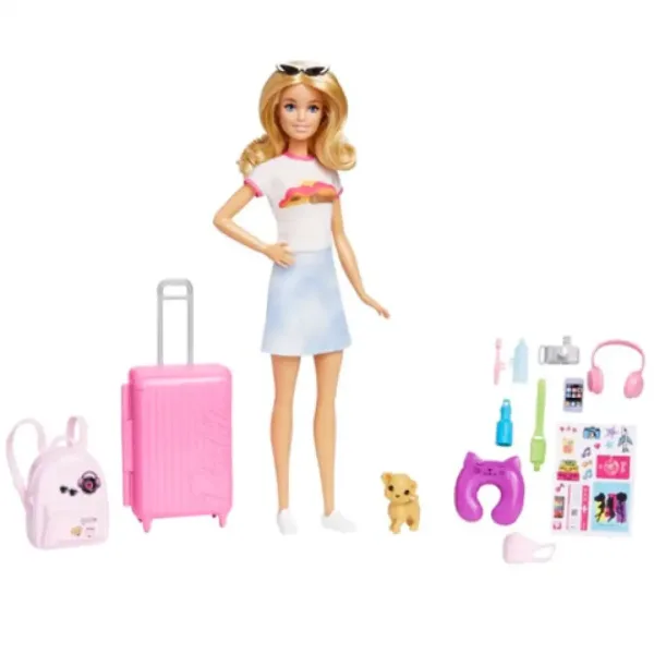 Barbie®: Avventure nella Casa dei Sogni bambola Barbie viaggiatrice con accessori - Mattel immagine 3