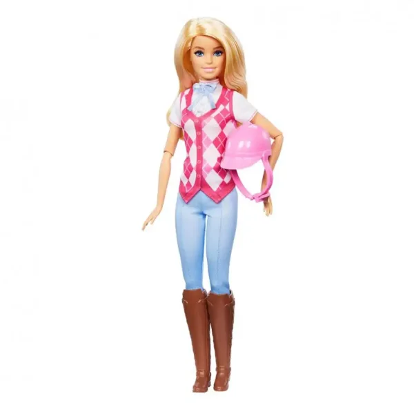 Barbie: Bambola Malibu a cavallo - Mattel immagine 3