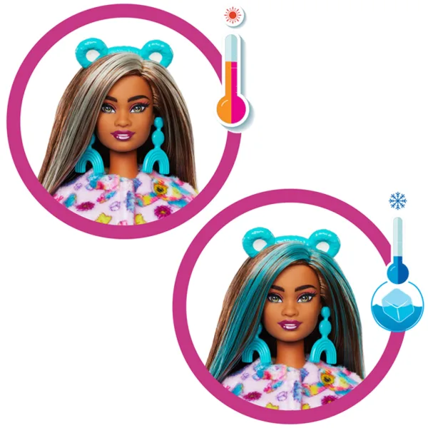 Barbie: Cutie Reveal bambola sorpresa Care Bears Serie 2 - Good Vibes Bears - Mattel immagine 3