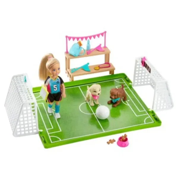 Barbie Dreamhouse Adventures: Set da gioco di calcio di Chelsea - Mattel immagine 2