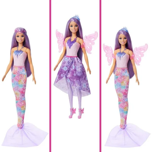 Barbie Dreamtopia Principessa Trasformabile - Mattel immagine 3