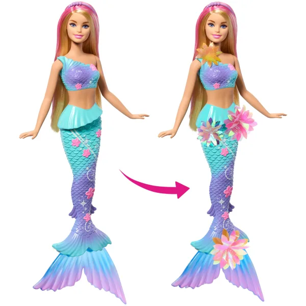Barbie Dreamtopia: Sirena Fiori Magici - Mattel immagine 2