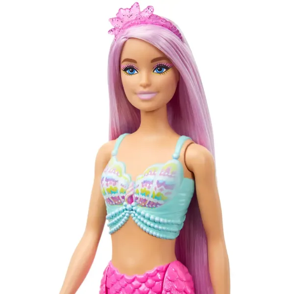 Barbie Dreamtopia: Sirena con acconciatura magica 2024 - Mattel immagine 3