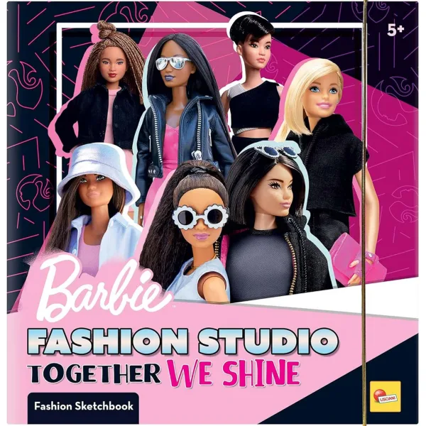 Barbie Insieme Brilliamo set da colorare e vestire - Lisciani immagine 1
