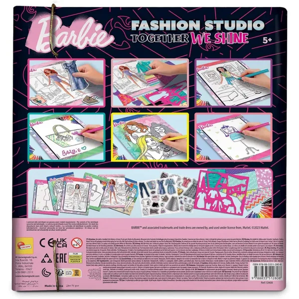 Barbie Insieme Brilliamo set da colorare e vestire - Lisciani immagine 4