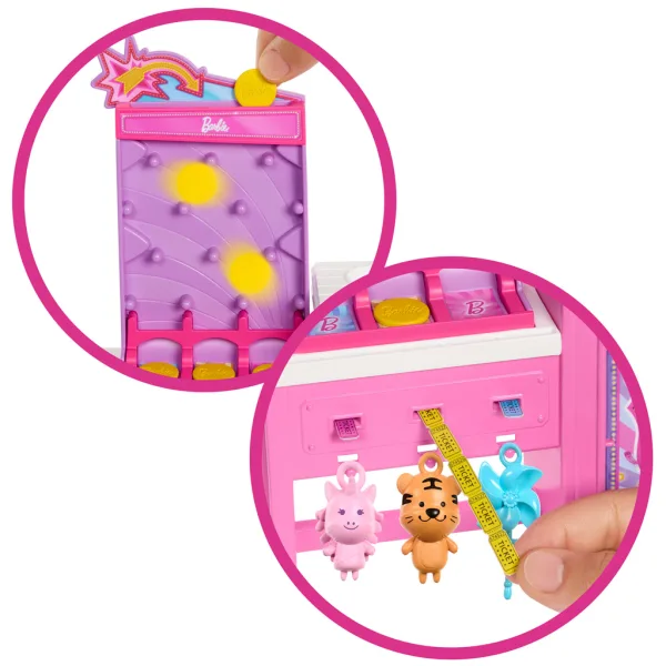 Barbie Mysteries: Detectivi sulla spiaggia - Set da gioco con bancarella di zucchero filato e bambola - Mattel immagine 4