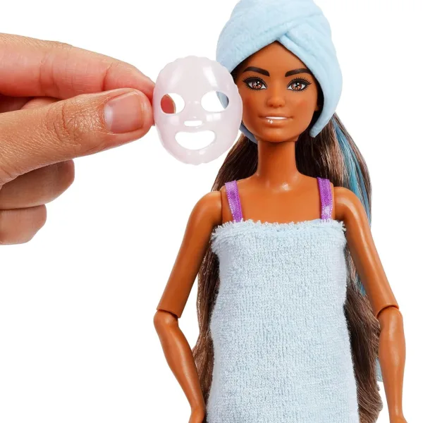 Barbie: Party Reveal bambola sorpresa con capelli castani - Mattel immagine 4