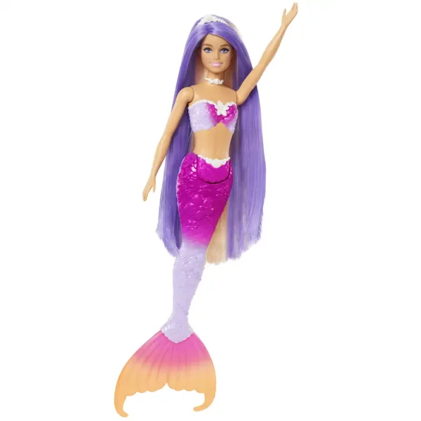 Barbie: Sirena che cambia colore con accessori - Mattel immagine 4